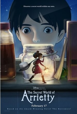 thesecretworldofariettyposter Film Review: The Secret World of Arrietty (2012)